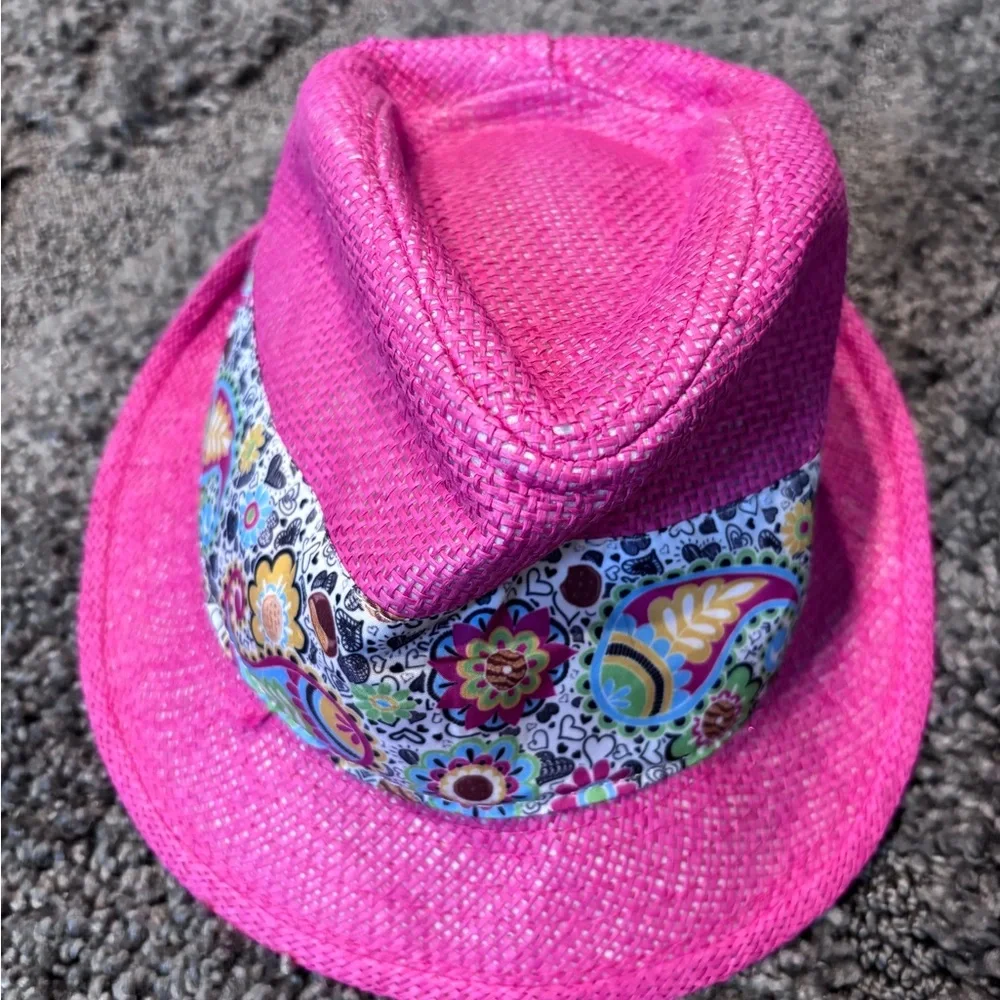 Fedora Little Brownie Pink girl scout Hat